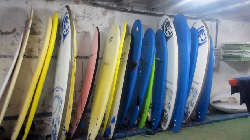 La nostra primera taula de surf