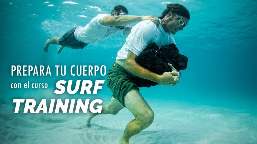 Te invitamos a la sesión de prueba del curso Surf Training