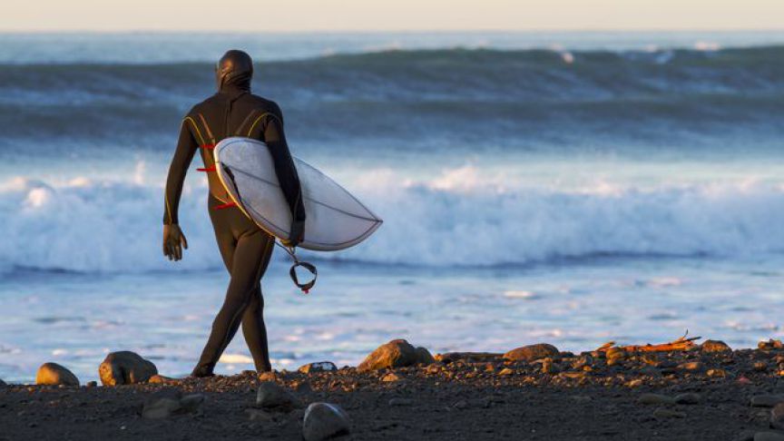 El surf, un deporte también de invierno
