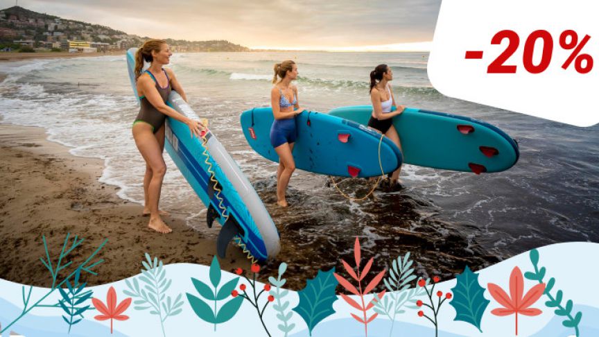 Estas Navidades regala emociones: 20% de descuento en cursos de Surf y Paddle Surf