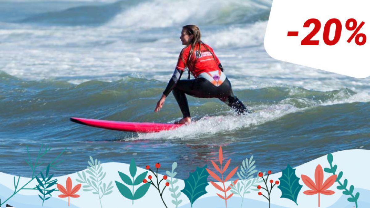 Estas Navidades regala emociones: 20% de descuento en cursos de Surf y Paddle Surf